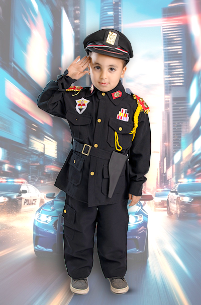 ظابط شرطة - أسود